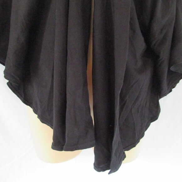 Barbara Lesser cardi swing flowy Medium black butterfly sleeves - Picture 4 of 6